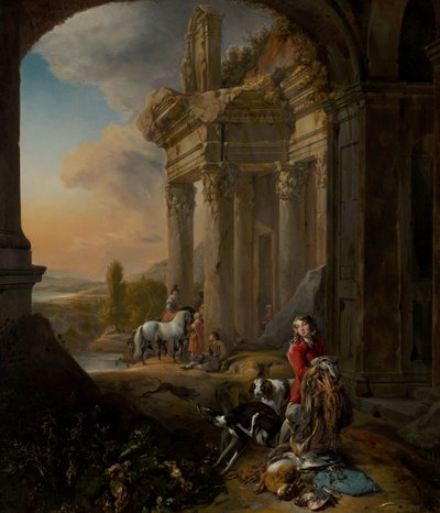After the Hunt by Jan Baptist Weenix