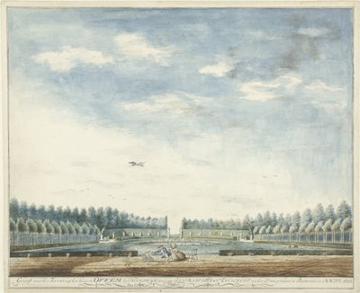 The Garden of the House Offem, near Noordwijk by Jan Baptist van Eeckhout