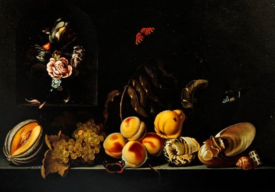 A still life of grapes by Jan Baptist van Fornenburgh