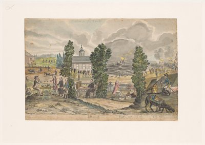 Allegorical Representation of War Threat in Sweden by Jan Brandes
