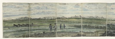 Panorama of Hottentots Holland by Jan Brandes