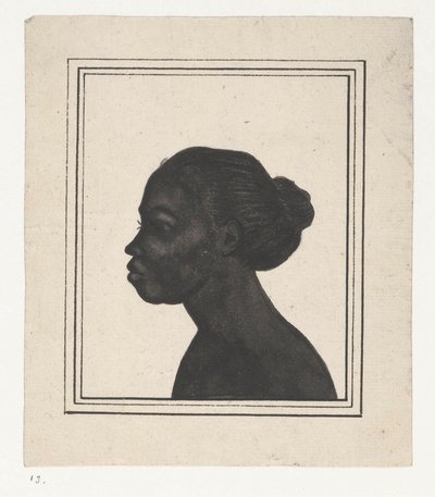 Silhouette Portrait of Flora by Jan Brandes
