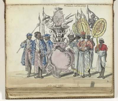 Sinhalese Soldiers in the Service of the VOC and Envoys of the King of Kandy by Jan Brandes