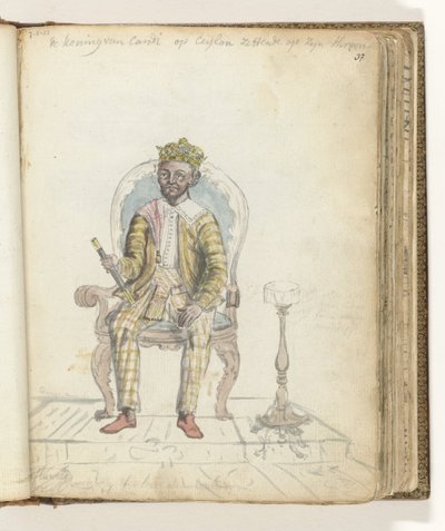 The King of Kandy, Sri Rajadi Raja Sinha by Jan Brandes