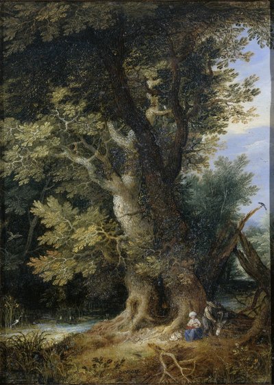 Rest on the Flight into Egypt by Jan Brueghel (I) (manner of)