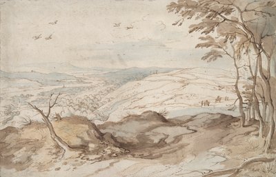 Mountainous Landscape with View over a Valley by Jan Brueghel the Elder