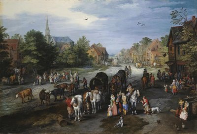 View of the Village of Schelle by Jan Brueghel the Elder