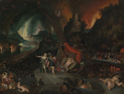 Aeneas and the Sibyl in the Underworld by Jan Brueghel the Younger