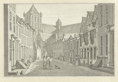 Ruins of the House of Lucas van Steveninck in Middelburg, 1787 by Jan Bulthuis (signed by artist)