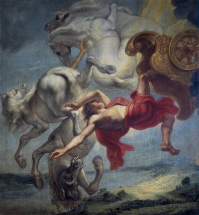 The fall of Phaeton, End of 17th century by Jan Carel van Eyck
