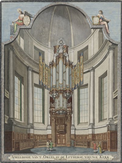 Organ of the New Lutheran Church in Amsterdam by Jan Caspar Philips