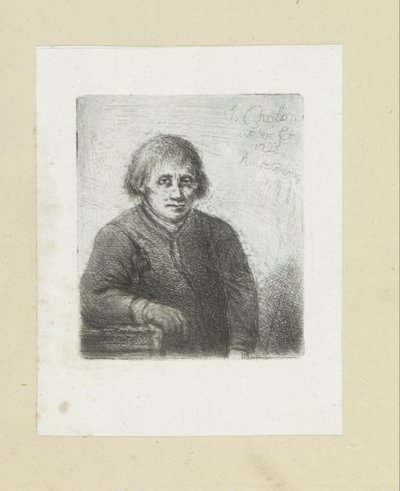 Young Man Leaning on a Table by Jan Chalon