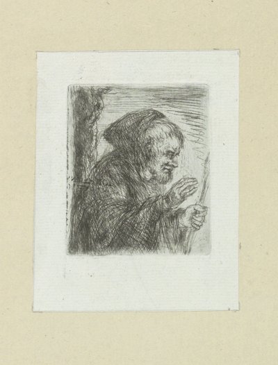 Hermit (The Compleat Work of Etchings by John Chalon) by Jan Chalon