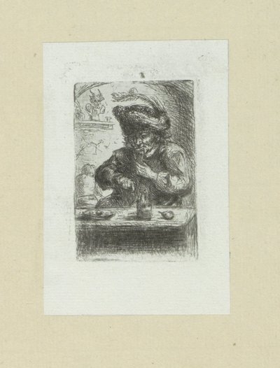 Man at the Dining Table by Jan Chalon