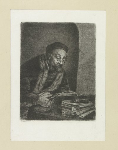 Man Behind a Desk by Jan Chalon