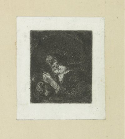 Man by Candlelight by Jan Chalon