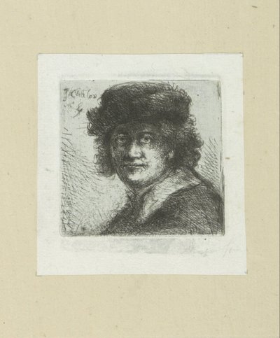 Man with Hat and Flat Collar by Jan Chalon