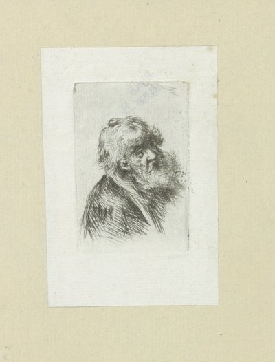 Old Man with Beard by Jan Chalon