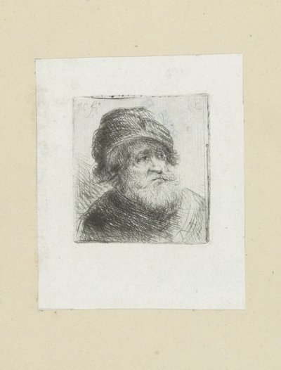 Old Man with Turban by Jan Chalon