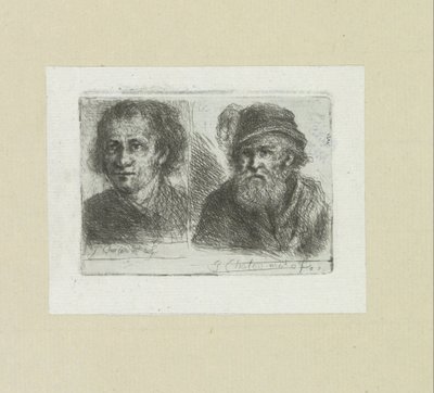 Two Men by Jan Chalon