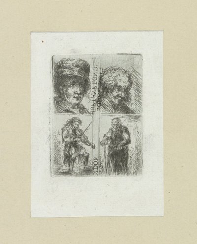 Four Men by Jan Chalon