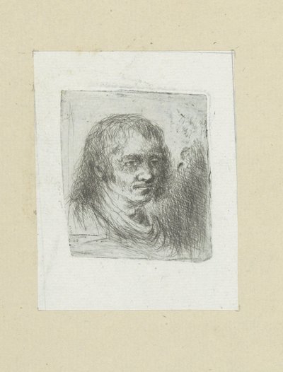 Adult Man with Medium-Length Hair (The Compleat Work of Etchings by John Chalon) by Jan Chalon
