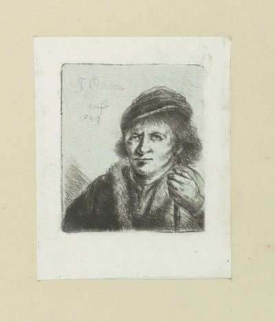 Adult Man with Hat and Cane by Jan Chalon