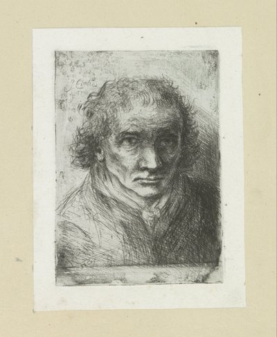 Adult Man with Scarf by Jan Chalon