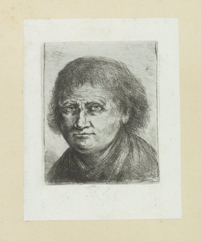 Adult Man, Facing Left by Jan Chalon