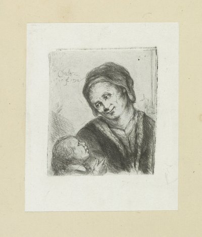 Woman and Child by Jan Chalon