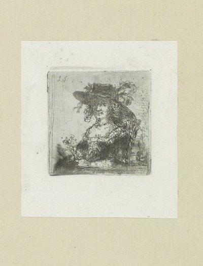Seated Woman with Hat by Jan Chalon