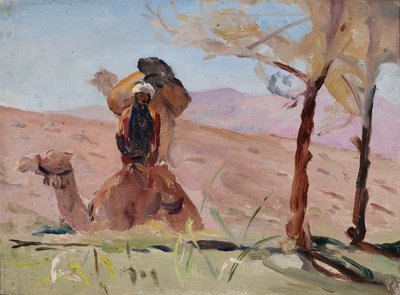 Desert. Rest in the Mountains of Lebanon. From a Journey to Palestine by Jan Ciągliński