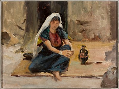 Girl from Jerusalem. From a Journey to Palestine by Jan Ciągliński