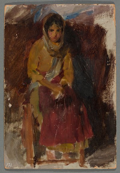 Girl. From a Trip to Crimea by Jan Ciągliński