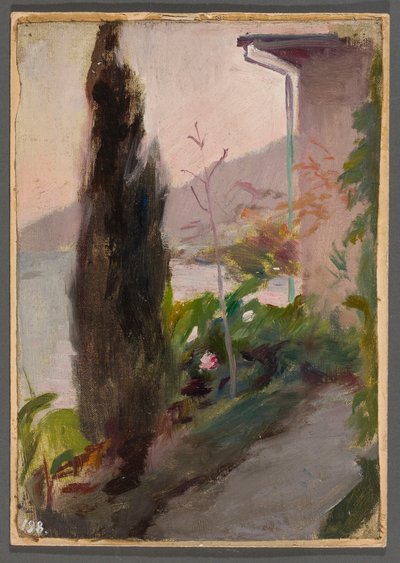 Garden in the Villa Bachczi-Dere in Yalta. From a Journey to Crimea by Jan Ciągliński