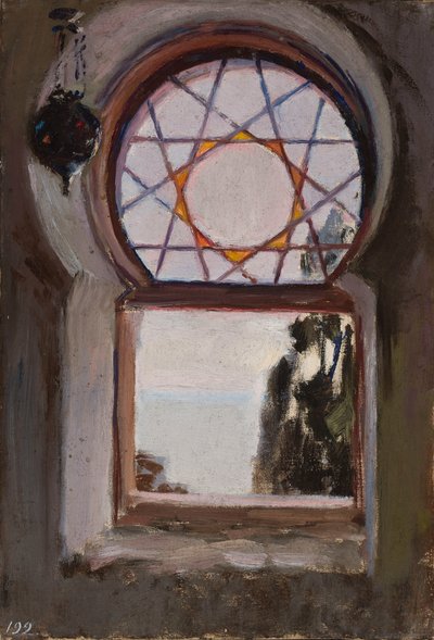 Window in the Villa Bachczi-Dere in Yalta. From a Journey to Crimea by Jan Ciągliński