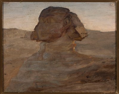 Sphinx in the Evening. From a Journey to Egypt by Jan Ciągliński