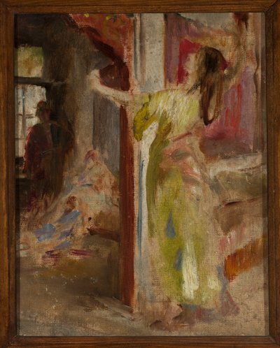 Study for the Painting "Potocka in Bakhchisarai" by Jan Ciągliński