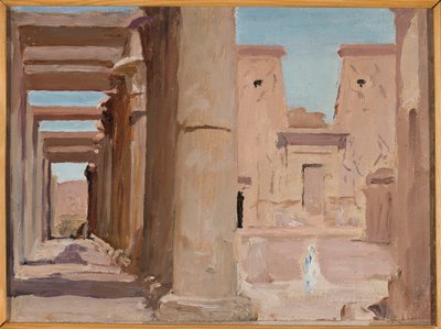 Temple. From a Journey to Egypt by Jan Ciągliński