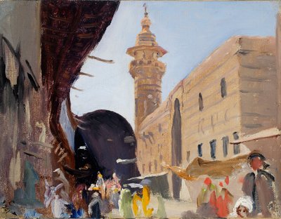 Entrance to the Bazaar in Damascus. From a Journey to Palestine by Jan Ciągliński
