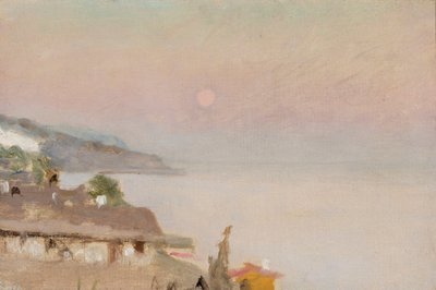 Moonlit Evening in Yalta. From a Journey to Crimea by Jan Ciągliński