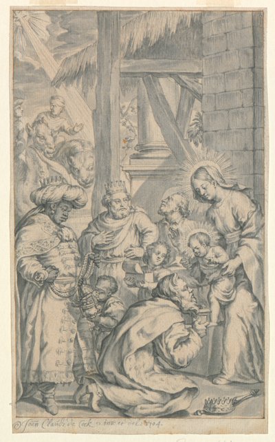 Adoration of the Magi by Jan Claudius de Cock