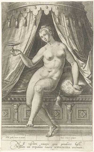 Death of Sophonisba by Jan Collaert (II)