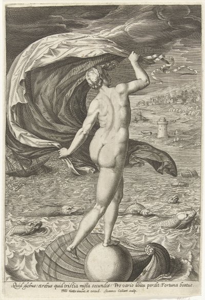 Fortune (Fortuna) by Jan Collaert (II)