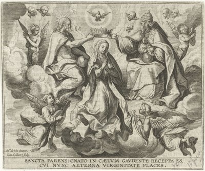 Coronation of Mary by Jan Collaert (II)
