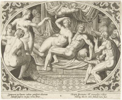 Venus and Mars Caught in Adultery by Jan Collaert (II)