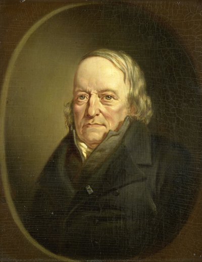 Portrait of Johannes Kinker by Jan Cornelis van Rossum