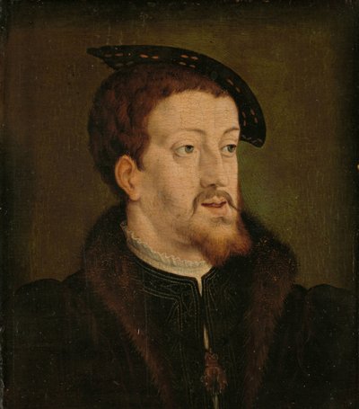Portrait of Charles V, Holy Roman Emperor by Jan Cornelisz Vermeyen (manner of)