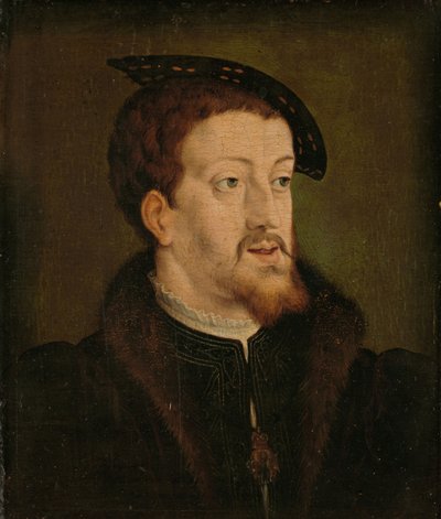 Portrait of Charles V, Holy Roman Emperor by Jan Cornelisz Vermeyen
