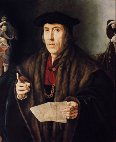 Portrait of a Man, possibly Judge John More, father of Sir Thomas More by Jan Cornelisz Vermeyen